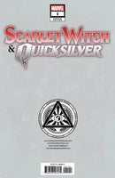 SCARLET WITCH & QUICKSILVER #1 PEACH MOMOKO TRADE VARIANT (FEB24)