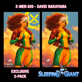 X-MEN #29 DAVID NAKAYAMA ROGUE EXCLUSIVE TRADE & VIRGIN VARIANT PACK (DEC23)