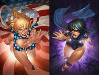 PATRIOTIKA #1 Gaston HERO & VILLAIN Homage Sets - Mutant Beaver Comics