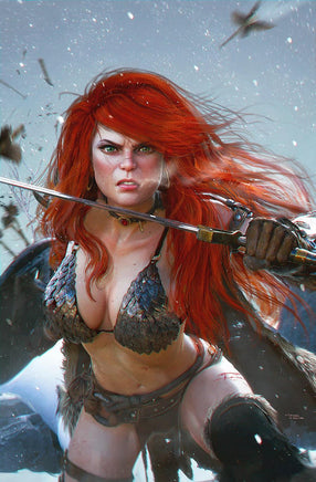 RED SONJA: PRICE OF BLOOD #1 Tiago Da Silva VIRGIN Exclusive (Ltd to 500) - Mutant Beaver Comics