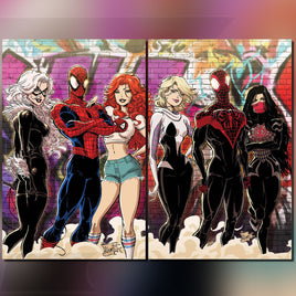 AMAZING SPIDER-MAN #63 & #64 CONNECTING COVER KAARE ANDREWS EXCLUSIVE VIRGIN VARIANT PACK