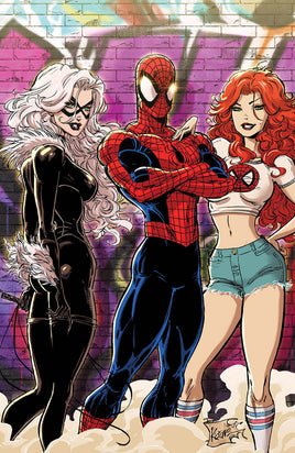 AMAZING SPIDER-MAN #63 CONNECTING COVER KAARE ANDREWS VIRGIN VARIANT -  SG1-039