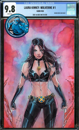 LAURA KINNEY WOLVERINE #1 SABINE RICH EXCLUSIVE VIRGIN VARIANT [CGC 9.8 BLUE LABEL]