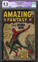 Amazing Fantasy, Vol. 1 #15 (1962) CGC 9.2 NM- RESTORED Origin & 1st app of Spider-Man