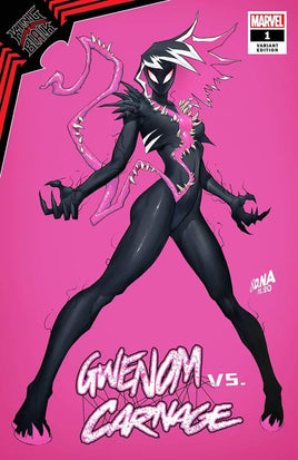 Pre-Order: GWENOM VS CARNAGE #1 David Nakayama Exclusive 01/30/2021 - Mutant Beaver Comics