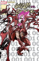 Pre-Order: GWENOM VS CARNAGE #1 SKAN SRISUWAN (ASM #300 Homage) Exclusive featuring CARNAGIZED MJ 01/30/21 - Mutant Beaver Comics