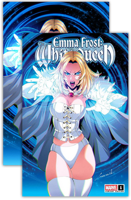 EMMA FROST WHITE QUEEN #1 GODTAIL AMAZING CON/HEROES CON EXCLUSIVE TRADE & VIRGIN VARIANT PACK