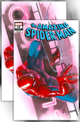 AMAZING SPIDER-MAN #58 GABRIELE DELL'OTTO TRADE & VIRGIN VARIANT PACK