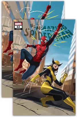 AMAZING SPIDER-MAN #62 LEIRIX LI EXCLUSIVE TRADE & VIRGIN VARIANT PACK