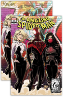 AMAZING SPIDER-MAN #64 CONNECTING COVER KAARE ANDREWS EXCLUSIVE TRADE & VIRGIN VARIANT PACK