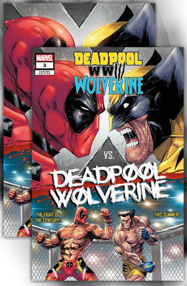DEADPOOL & WOLVERINE : WWIII #3 TYLER KIRKHAM TRADE & VIRGIN VARIANT PACK