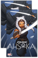 STAR WARS AHSOKA #1 DAVID NAKAYAMA TRADE & VIRGIN VARIANT PACK