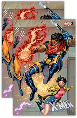UNCANNY X-MEN #6 CONNECTING COVER TYLER KIRKHAM EXCLUSIVE TRADE & VIRGIN VARIANT PACK