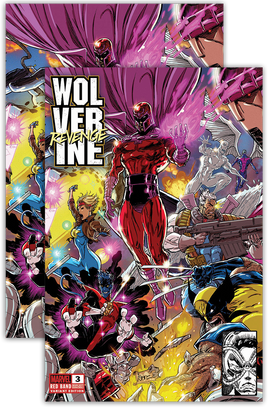 WOLVERINE: REVENGE #3 RED BAND [POLYBAG] KAARE ANDREWS TRADE & VIRGIN VARIANT PACK