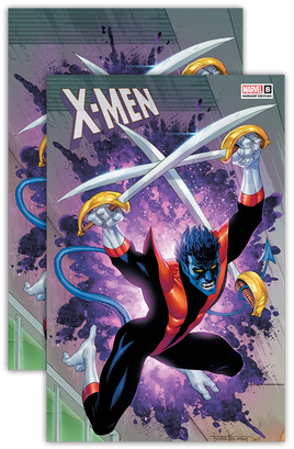 X-MEN #8 TYLER KIRKHAM EXCLUSIVE TRADE & VIRGIN VARIANT PACK