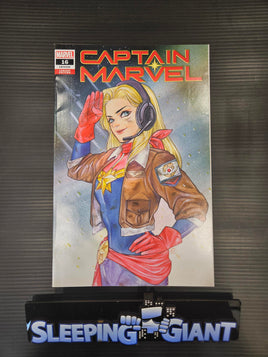 CAPTAIN MARVEL #16 PEACH MOMOKO THE COMIC MINT TRADE VARIANT