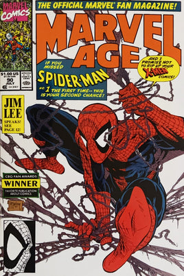MARVEL AGE #90 TODD MCFARLANE MEXICO FOIL VARIANT LTD 1000