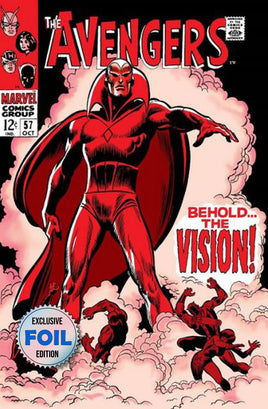 AVENGERS #57 JOHN BUSCEMA MEXICO FOIL VARIANT LTD 1000