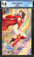 UNCANNY AVENGERS #2 MILO MANARA MEXICO FOIL VARIANT LTD 1000