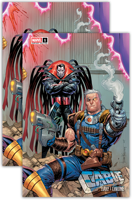 CABLE LOVE & CHROME #1 CONNECTING COVER TYLER KIRKHAM EXCLUSIVE TRADE & VIRGIN VARIANT PACK