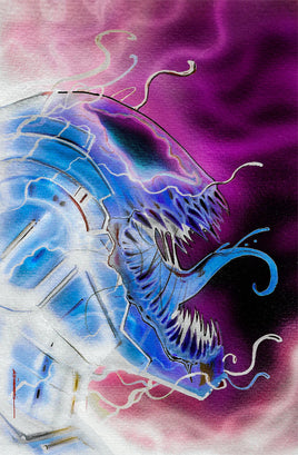 FAME: ROBERT DOWNEY JR. GÖRKEM DEMIR VENOMIZED IRON MAN NEGATIVE VIRGIN CVR C LTD 200 PRE-ORDER