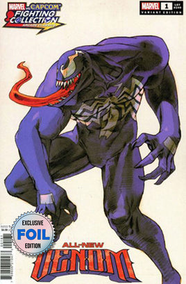 ALL NEW VENOM #1 BENGUS MARVEL VS CAPCOM SDCC 2025 MEXICO EXCL. FOIL VARIANT LTD 1000