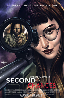 Pre-Order: SECOND CHANCES #1 Mico Suayan BOURNE SUPREMACY Poster Homage Exclusive 09/15/21