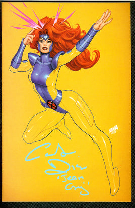 X-MEN #2 DAVID NAKAYAMA VIRGIN SIGNED X-MEN '97 VOICE ACTOR JEAN GREY CATHERINE DISHER w/COA