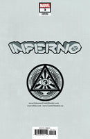 INFERNO #3 (OF 4) UNKNOWN COMICS DAVID NAKAYAMA EXCLUSIVE VIRGIN COLOR BLEED VAR (11/24/2021) (12/08/2021)