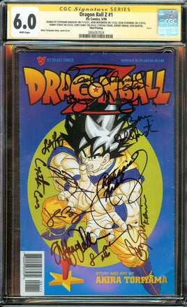 Dragon Ball Z, Vol. 1 #1 (1998) CGC 6.0 12X Signed! Nadolny, Bergmeier, +10