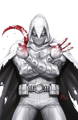 MOON KNIGHT BLACK WHITE & BLOOD #1 INHYUK LEE WHITE VIRGIN MEGACON EXCLUSIVES (LTD TO 500 COPIES)