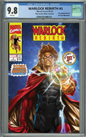 WARLOCK #1 Skan Srisuwan Homage Exclusive * 1st App of EVE* (Ltd to 600 Sets)