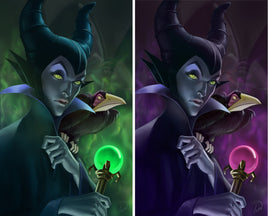 Disney Villains MALEFICENT #1 Ivan Talavera Exclusive SETS (Ltd to ONLY 400 Sets with COA)