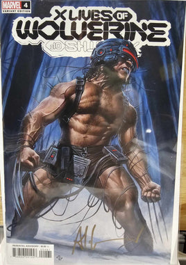 X LIVES of WOLVERINE #4 Granov Variant SIGNED by ADI GRANOV with COA