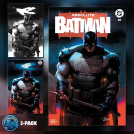 [3-PACK] ABSOLUTE BATMAN #20 JAVIER FERNANDEZ TRADE, B&W VIRGIN & SPOT FOIL VARIANT