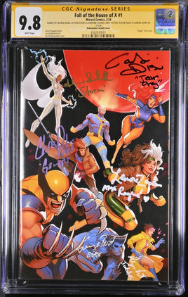 FALL OF THE HOUSE OF X #1 CGC 9.8 SS 6X SIGNED X-MEN '97 VOICE ACTORS! Only 1