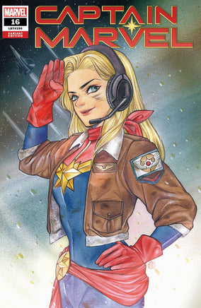 CAPTAIN MARVEL #16 (#150 Legacy) Peach Momoko Exclusive - Mutant Beaver Comics