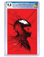 CARNAGE BLACK WHITE & BLOOD #1 GLEASON WEBHEAD VIRGIN EXCLUSIVE (Ltd to 2500)