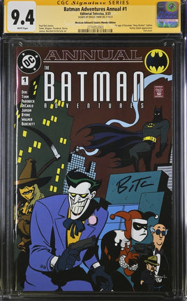 Batman Adventures Annual #1 (2023) CGC 9.4 NM Mexican Edition/El Quinto Mundo Edition Signed Bruce Timm DC Comics