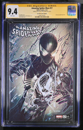 The Amazing Spider-Man #17 (2023) CGC 9.4 NM  SIGNED & Sketch John Giang Exclusive Variant Marvel Comics