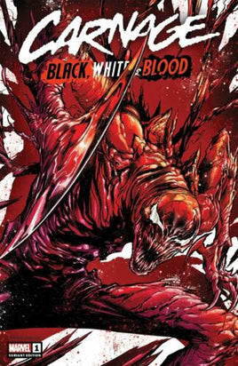 CARNAGE BLACK, WHITE AND BLOOD #1 1:50 Checchetto Ratio