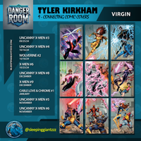 [9 PACK CONVENTION] DANGER ROOM CARD SET HOMAGE CONNECTING COVER COMICS EXCLUSIVE VIRGIN BUNDLE TYLER KIRKHAM