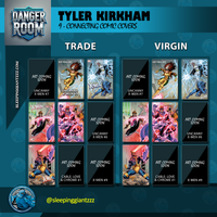 [18 PACK] DANGER ROOM CARD SET HOMAGE CONNECTING COVER COMICS EXCLUSIVE TRADE & VIRGIN BUNDLE TYLER KIRKHAM