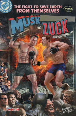 MUSK VS. ZUCK by TILLAVISION NYCC 2023 EXCLUSIVE
