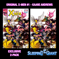 ORIGINAL X-MEN #1 KAARE ANDREWS EXCLUSIVE TRADE & VIRGIN VARIANT PACK (DEC23)