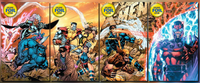 [FOIL] X-MEN #1 1991 JIM LEE FOUR PART CONNECTING COVER SET