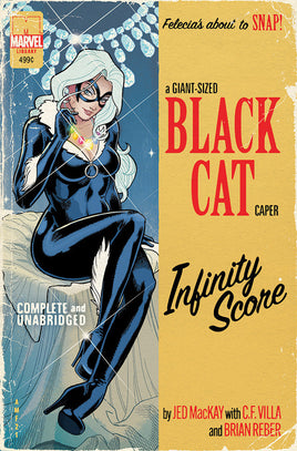 GIANT SIZE BLACK CAT INFINITY SCORE #1 TONY FLEECS EXCLUSIVE VINTAGE TRADE VARIANT