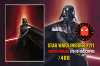 STAR WARS Insider #211 Darth Vader Virgin Exclusive (Ltd to 400 with COA)