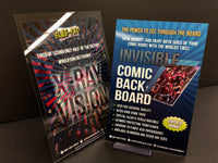 X-RAY VISION - 10 Pack INVISIBLE COMIC BOARDS + MYLAR BAGS ! Current/Modern - 6 3/4"