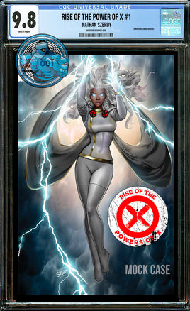 RISE OF THE POWER OF X #1 NATHAN SZERDY EXCLUSIVE TRADE VARIANT [CGC 9.8 BLUE LABEL]